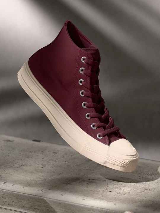 Zdjęcie produktu Sneakersy wysokie Converse bordowy