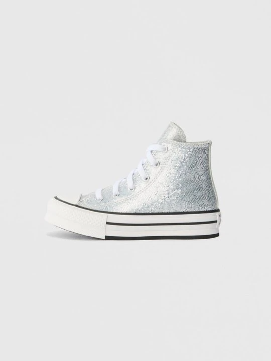 Zdjęcie produktu Sneakersy wysokie Converse srebrny