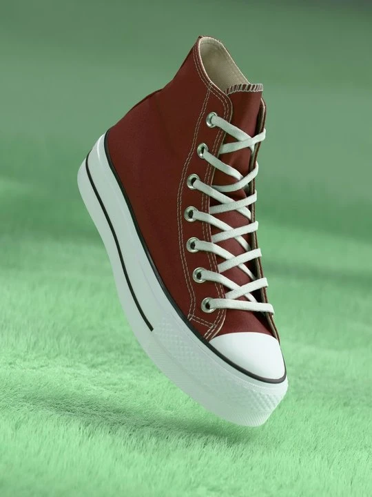 Zdjęcie produktu Sneakersy wysokie Converse zielony