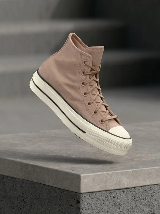 Zdjęcie produktu Sneakersy wysokie Converse jasny brąz