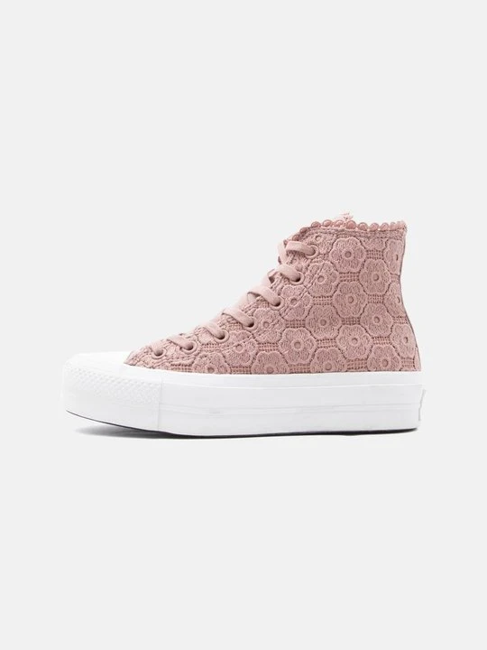 Zdjęcie produktu Sneakersy wysokie Converse nude