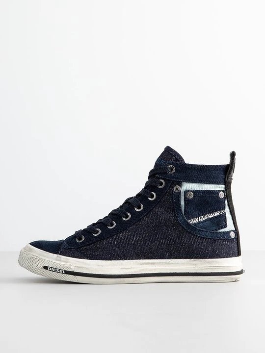 Zdjęcie produktu Sneakersy wysokie Diesel granatowy