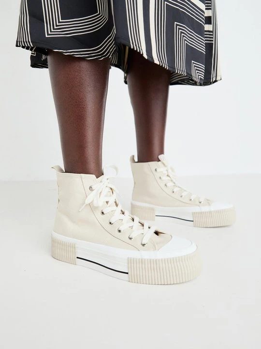 Zdjęcie produktu Sneakersy wysokie Even&Odd By Zalando piaskowy