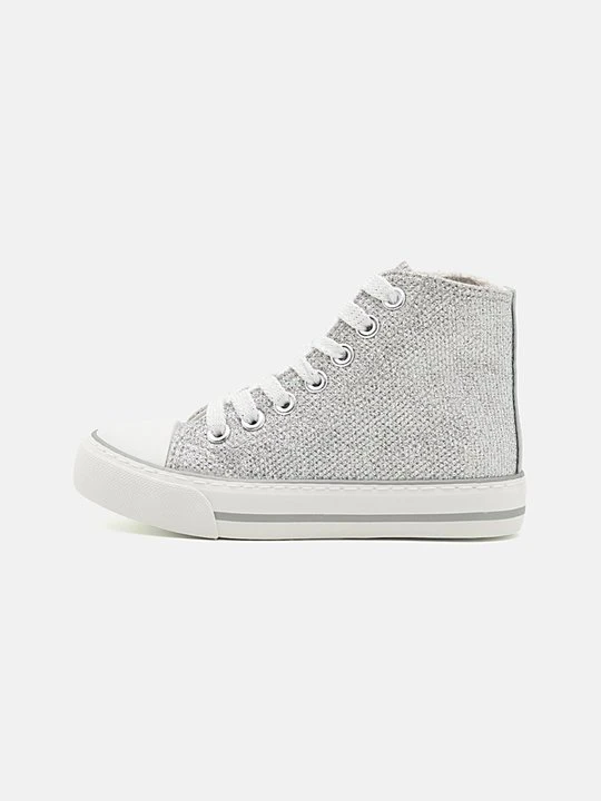 Zdjęcie produktu Sneakersy wysokie Friboo By Zalando srebrny