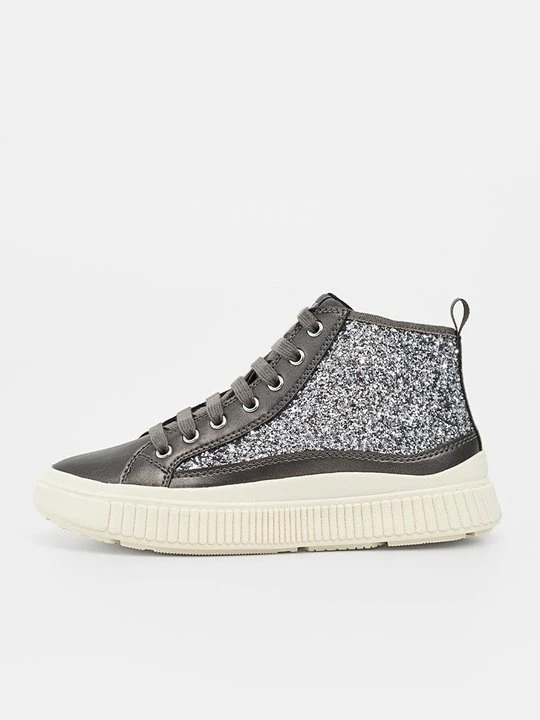 Zdjęcie produktu Sneakersy wysokie Geox srebrny