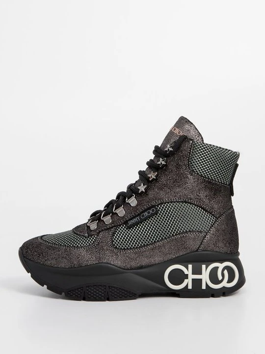 Zdjęcie produktu Sneakersy wysokie Jimmy Choo antracytowy