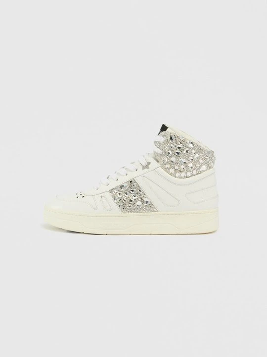 Zdjęcie produktu Sneakersy wysokie Jimmy Choo biały