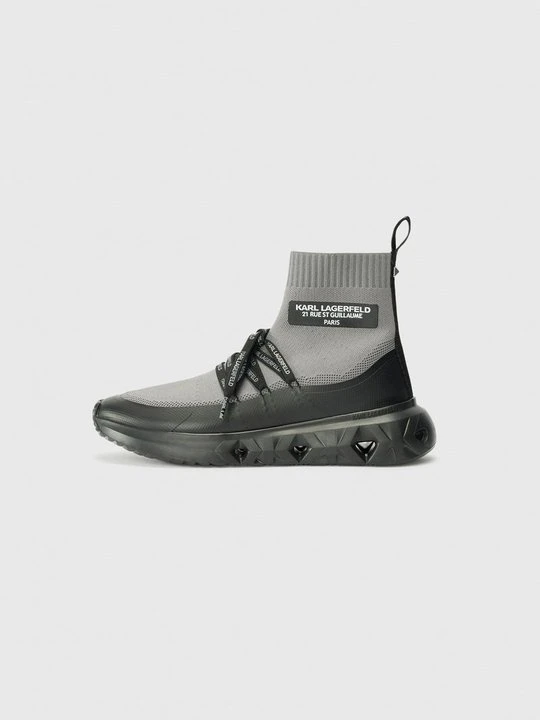 Zdjęcie produktu Sneakersy wysokie KARL LAGERFELD szary