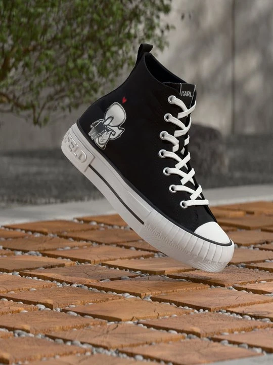 Zdjęcie produktu Sneakersy wysokie KARL LAGERFELD czarny