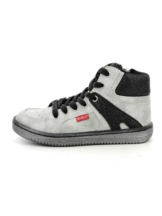 Zdjęcie produktu Sneakersy wysokie Kickers srebrny