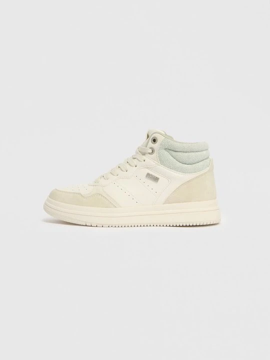 Zdjęcie produktu Sneakersy wysokie Lee mleczny