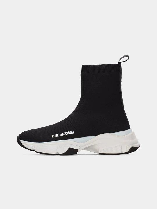 Zdjęcie produktu Sneakersy wysokie LOVE MOSCHINO czarny