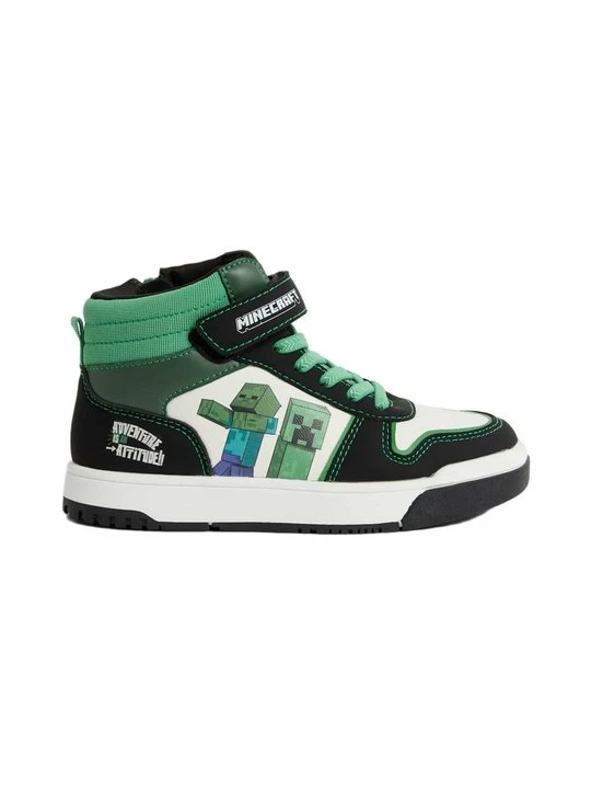 Zdjęcie produktu Sneakersy wysokie Marks & Spencer zielony melanż
