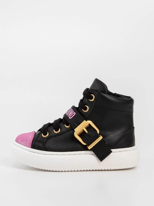 Zdjęcie produktu Sneakersy wysokie MOSCHINO czarny