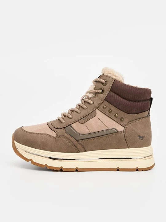 Zdjęcie produktu Sneakersy wysokie Mustang brązowy