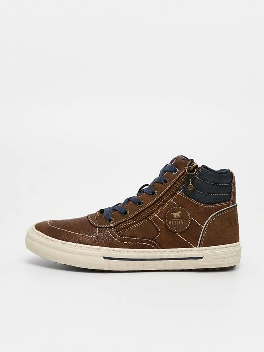 Zdjęcie produktu Sneakersy wysokie Mustang czerwony