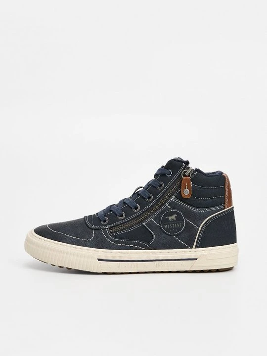 Zdjęcie produktu Sneakersy wysokie Mustang granatowy