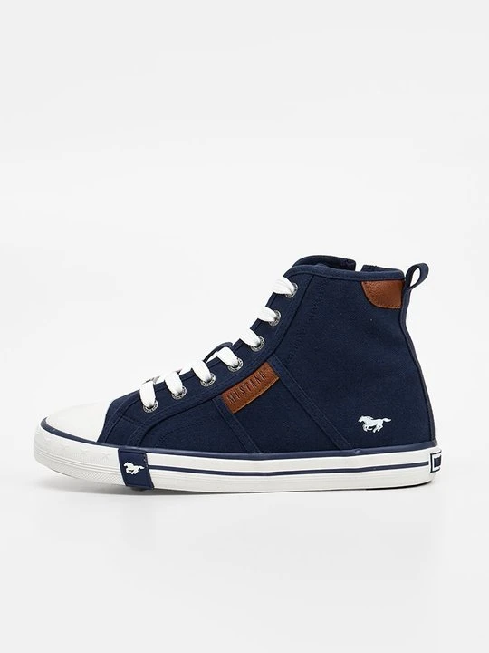 Zdjęcie produktu Sneakersy wysokie Mustang granatowy