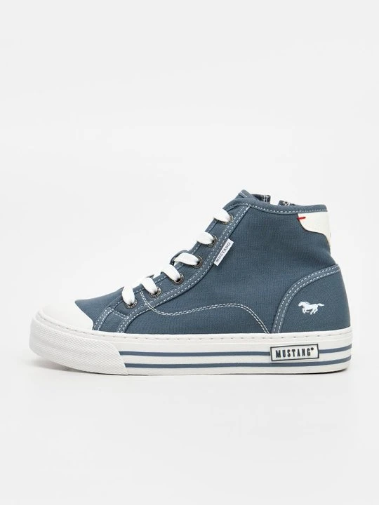 Zdjęcie produktu Sneakersy wysokie Mustang niebieski