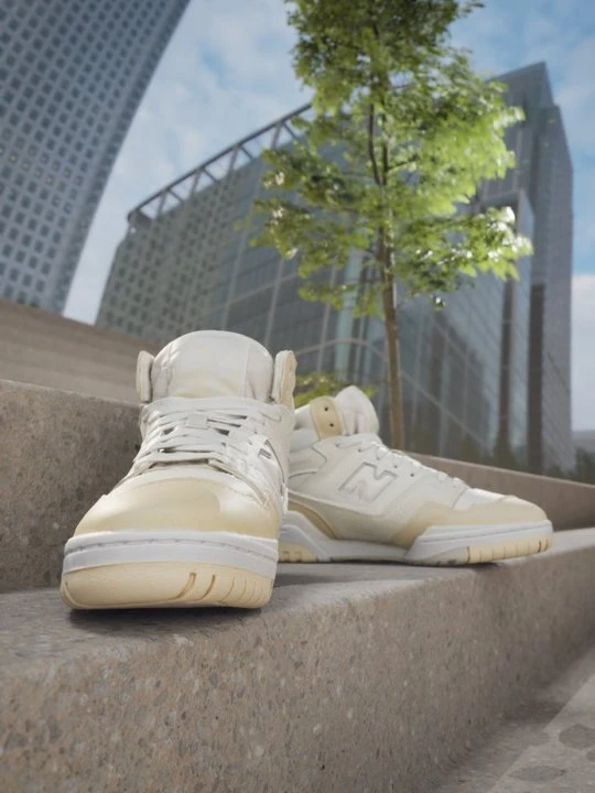 Zdjęcie produktu Sneakersy wysokie New Balance mleczny