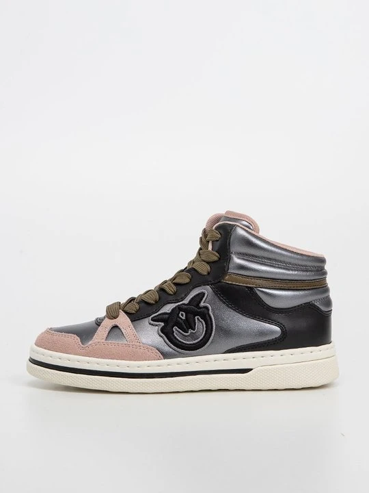 Zdjęcie produktu Sneakersy wysokie Pinko antracytowy