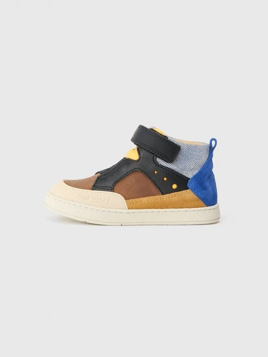 Zdjęcie produktu Sneakersy wysokie Pom d'Api brązowy