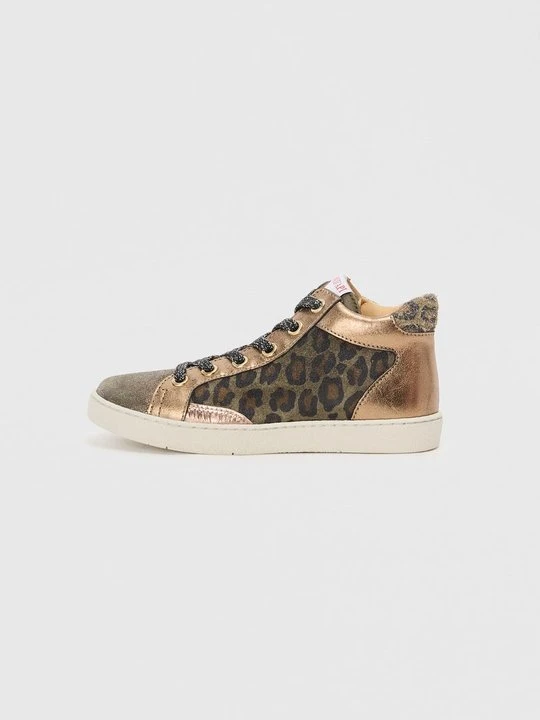 Zdjęcie produktu Sneakersy wysokie Pom d'Api khaki