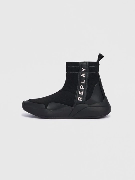 Zdjęcie produktu Sneakersy wysokie Replay czarny