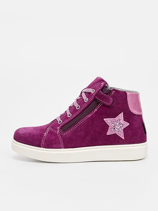 Zdjęcie produktu Sneakersy wysokie Richter jagodowy