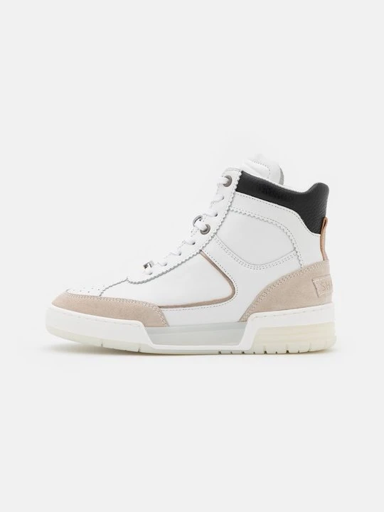 Zdjęcie produktu Sneakersy wysokie Shabbies Amsterdam biały