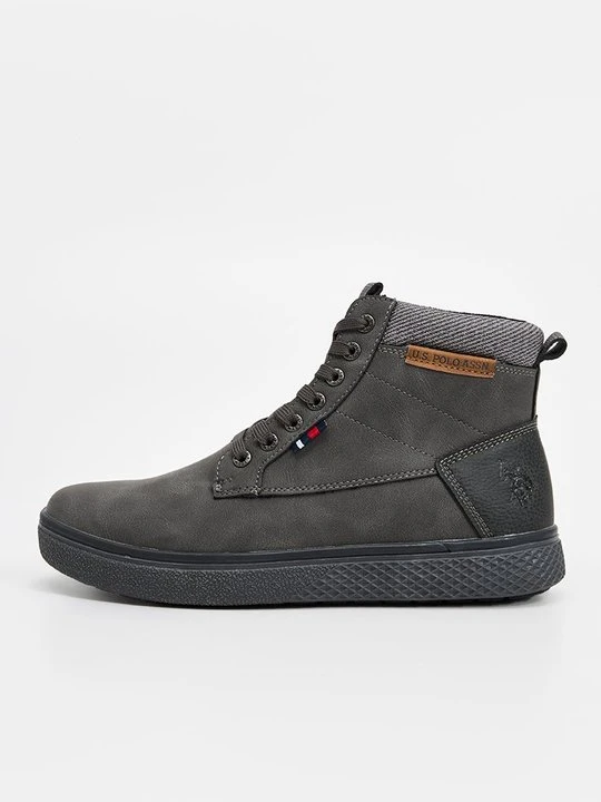 Zdjęcie produktu Sneakersy wysokie U.S. POLO ASSN. jasnoszary