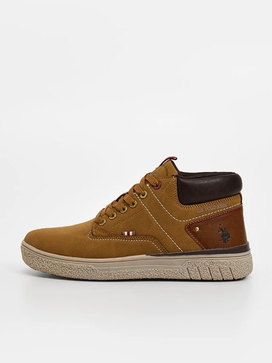 Zdjęcie produktu Sneakersy wysokie U.S. POLO ASSN. ciemnobrązowy