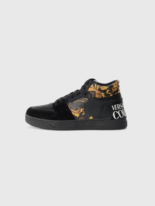 Zdjęcie produktu Sneakersy wysokie Versace Jeans Couture czarny melanż