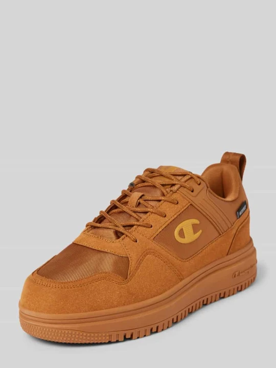 Zdjęcie produktu Sneakersy z aplikacją z logo Champion Beżowy