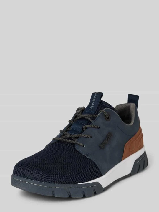 Zdjęcie produktu Sneakersy z aplikacją z logo model ‘Irish’ Bugatti Granatowy