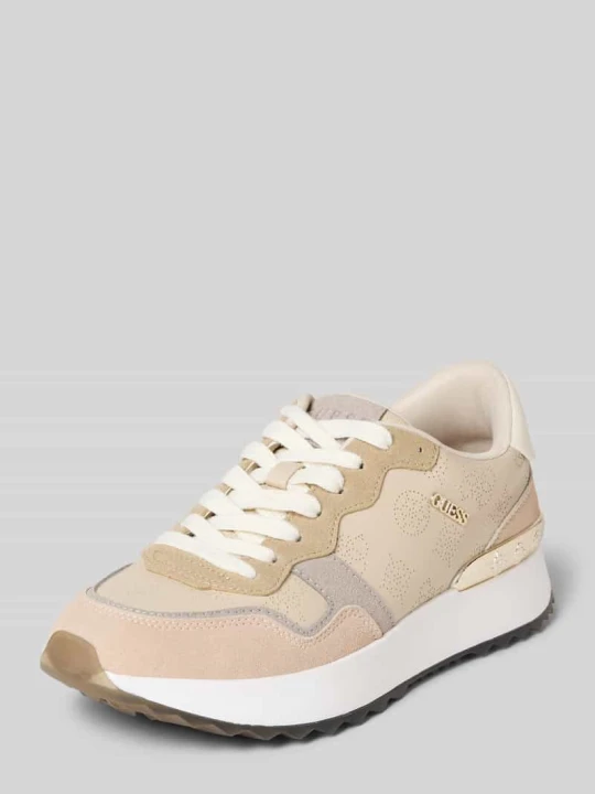 Zdjęcie produktu Sneakersy z Aplikacją z logo Model 'Vinsa' Guess Piaskowy