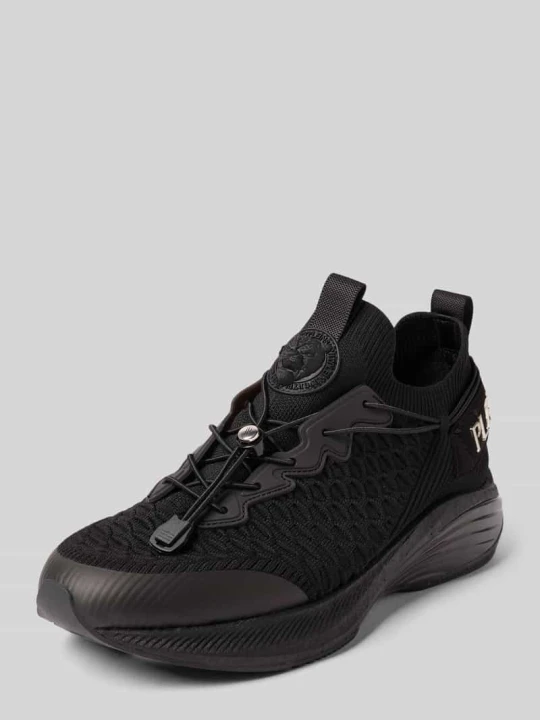 Zdjęcie produktu Sneakersy z aplikacjami z logo model ‘NINJA SHADOW’ Philipp Plein Czarny