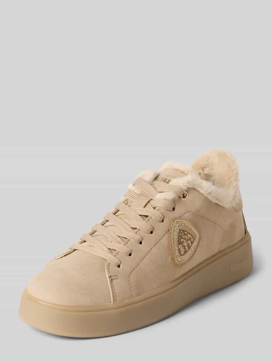 Zdjęcie produktu sneakersy z detal z logo Blauer Usa Beżowy