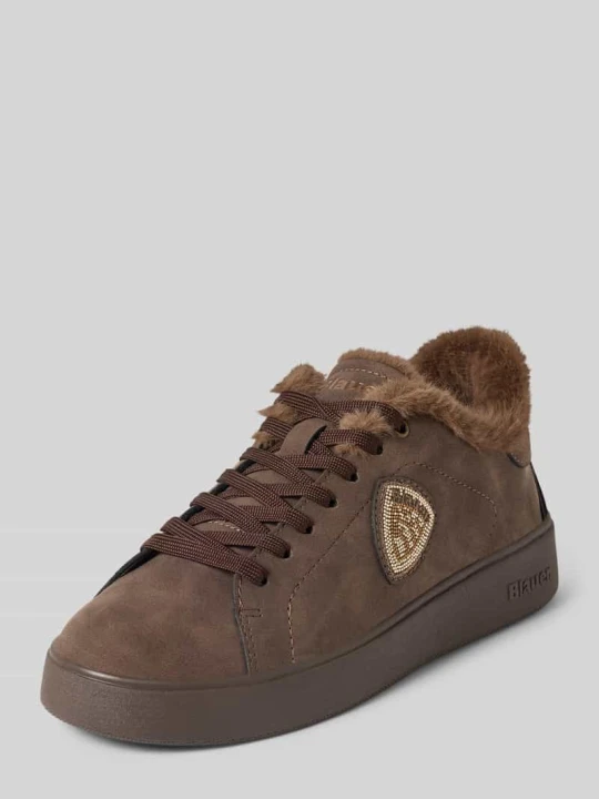 Zdjęcie produktu sneakersy z detal z logo Blauer Usa Ciemnobrązowy