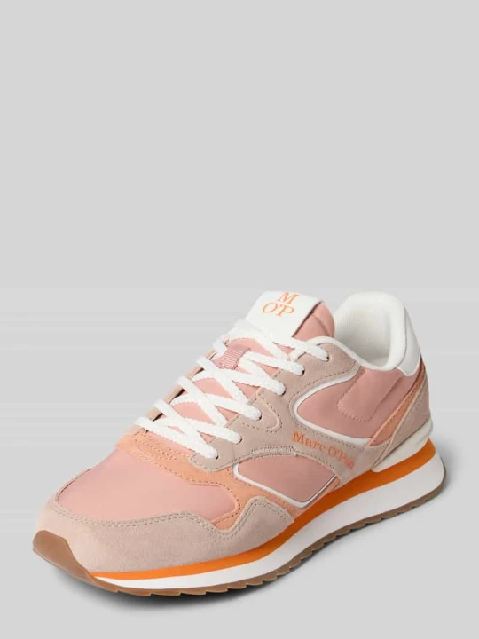 Zdjęcie produktu sneakersy z detal z logo model 'MAXIMA' Marc O'Polo Pomarańczowy
