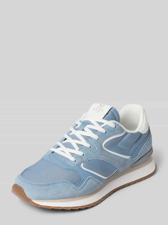 Zdjęcie produktu sneakersy z detal z logo model 'MAXIMA' Marc O'Polo Jasnoniebieski