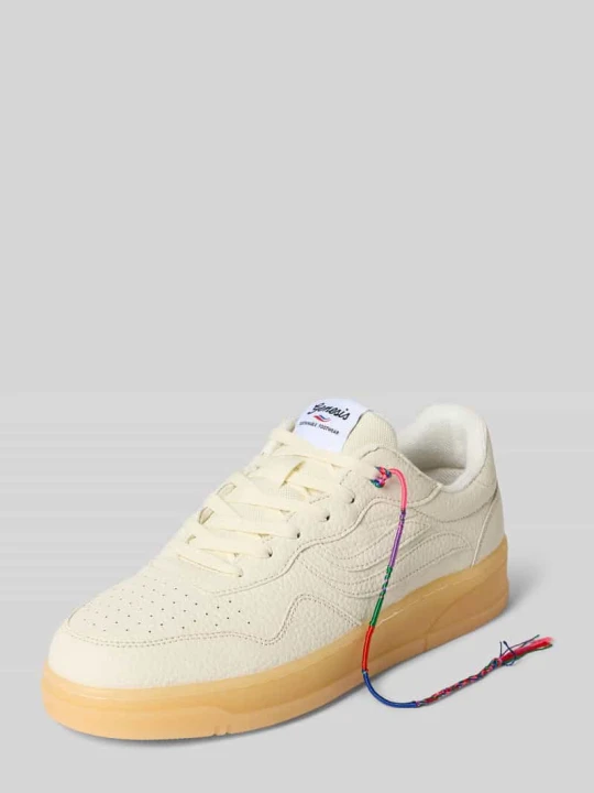 Zdjęcie produktu Sneakersy z detal z logo model 'Soley' Genesis Złamany biały