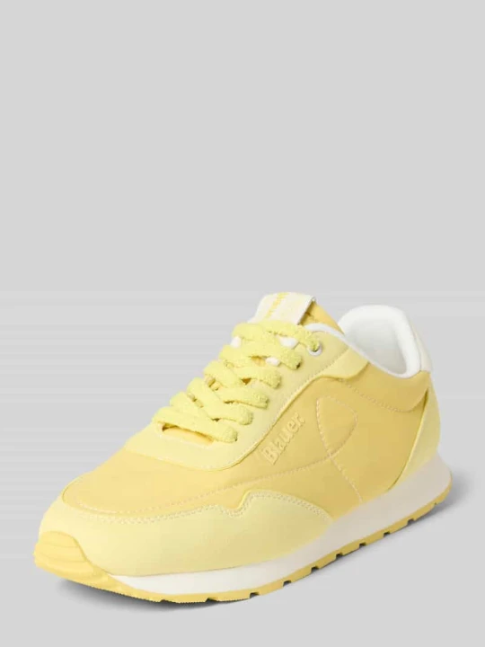 Zdjęcie produktu Sneakersy z detal z logo model 'Swink' Blauer Usa Jasnożółty