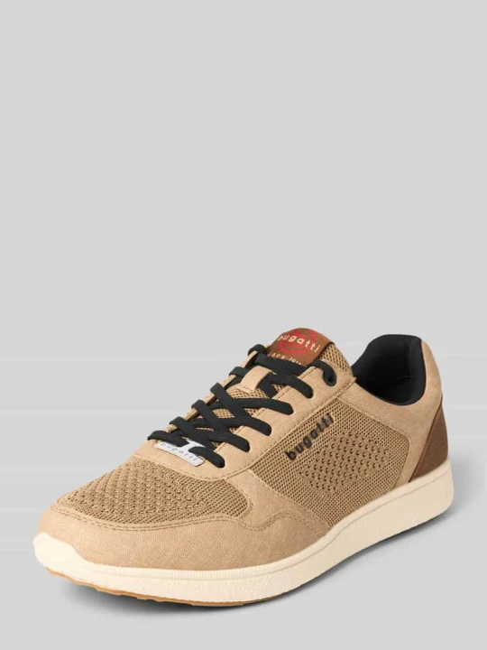 Zdjęcie produktu Sneakersy z detal z logo model 'Victory' Bugatti Beżowy