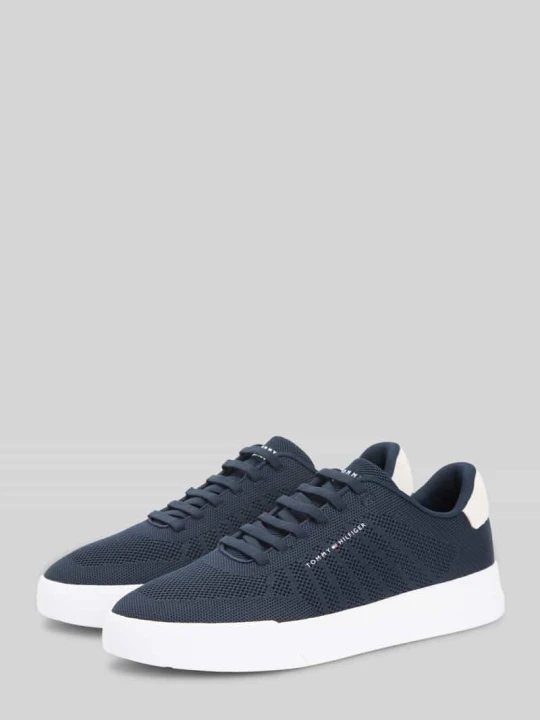 Zdjęcie produktu sneakersy z detal z logo Tommy Hilfiger Ciemnoniebieski