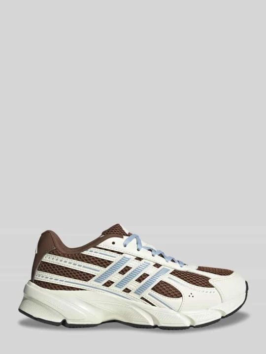 Zdjęcie produktu sneakersy z detalami z logo Adidas Bordowy