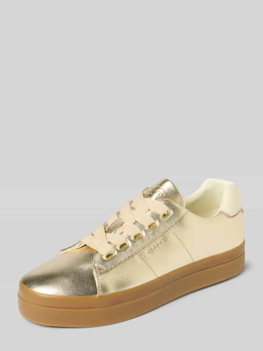 Zdjęcie produktu Sneakersy z detalami z logo model ‘Avona’ Gant Złoty