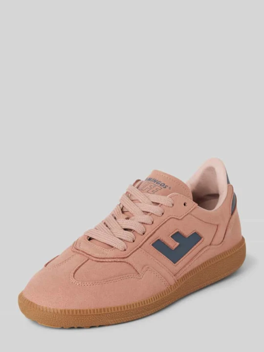 Zdjęcie produktu Sneakersy z detalami z logo model ‘BURELA SLIM’ Flamingos' Life Mocnoróżowy
