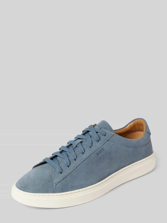 Zdjęcie produktu Sneakersy z detalami z logo model 'Kieran_Tenn_sd' Boss Jasnoniebieski