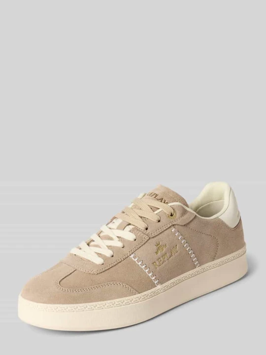 Zdjęcie produktu Sneakersy z Detale z logo Model 'PLAYME MIX' Replay Beżowy